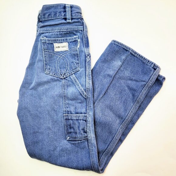 Vintage 70s size 10 Children, Kids 100% Cotton Jeans - Picture 1 of 4